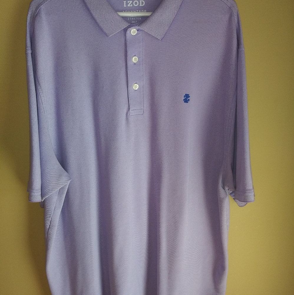 Men's Izod Advantage Stretch Polo Light Purple